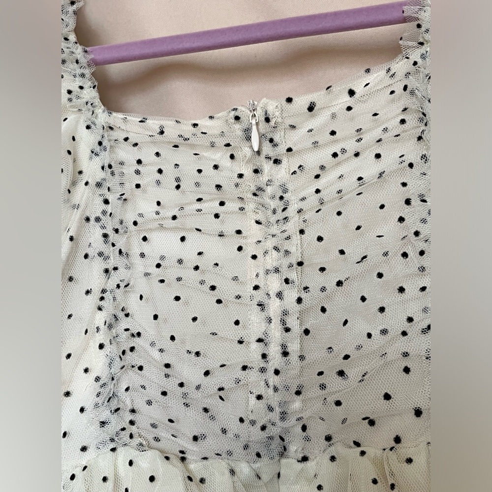 JOYFOLIE Polka Dot Glenn Babydoll Dress - Picture 5 of 14
